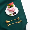 Coffee fruit fork stainless steel, mixing stick, dessert compact spoon