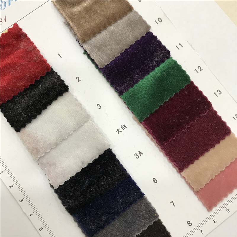 韩国绒240g 153个色现货供应 厂家直销 套装外套面料 M301001|ms