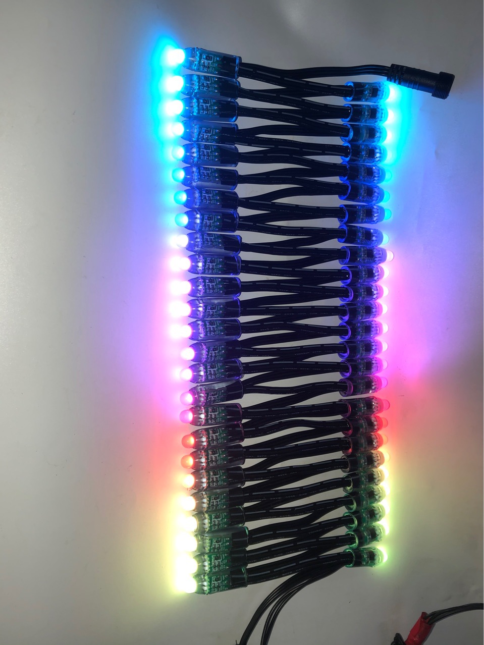 室内装饰室外亮化广告灯串12ＶWS2811全彩外露灯美规全彩外露灯|ms