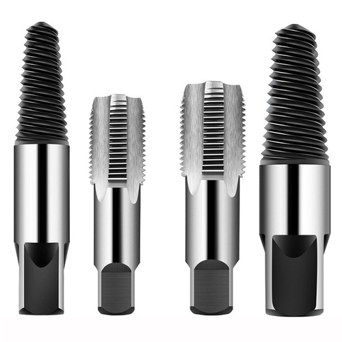 Cross-border water pipe broken wire extractor double-head thread tool tap screw extractor wholesale anti-tooth repair tap