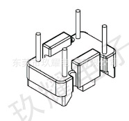 磁环底座      5.0*7.6      2+2     JY-B1101