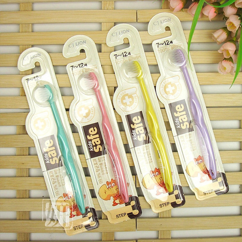 Korea Qijingke Children's Toothbrush Baby Toothbrush Soft Bristles Single Pack 1 Stage/2 Stages/3 Stages