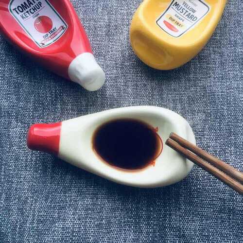 Export daily single restaurant chili sauce ketchup salad sauce plate soy sauce plate hotel ceramic plate household plate