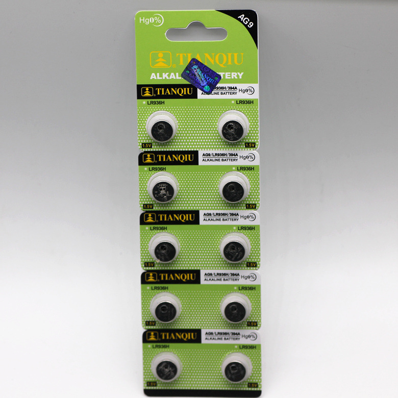 原装正品天球AG9纽扣电池 手表lr936 394电池sr936 194氧化银电池