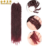 Крест -Борандер парик африка европа и америка женский парик 18 дюймовый pre passion twist африка небольшие свертки волокно волосы