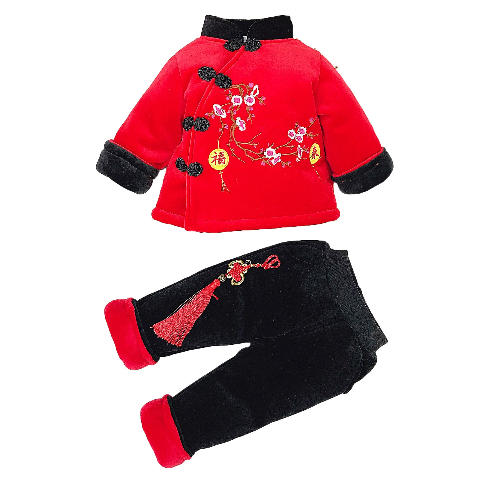 Winter children's set, dress, Hanfu, special occasion clothing