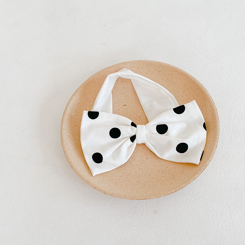 Ins2024 Spring Autumn Baby and Children's jumpsuit, women's baby polka dot long sleeved cotton triangle hoodie, crawling_voghion.com