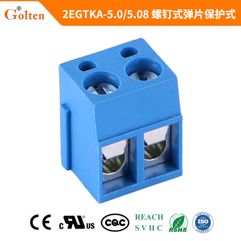 厂家供应GT300R-5.0螺钉弹片保护式接线端子