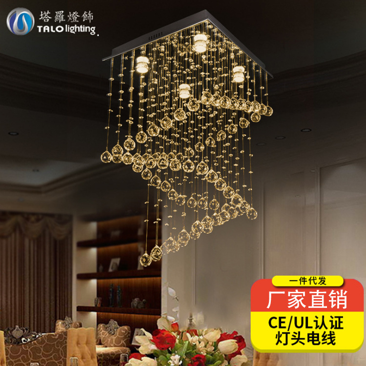 modern and minimalistic LED cristal creative ceiling light