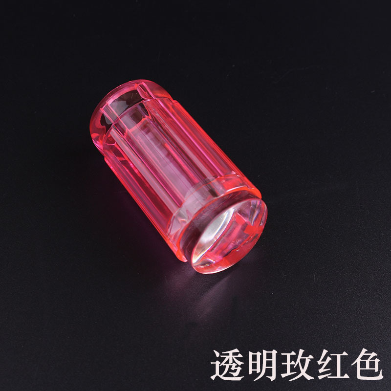 Nuevo clavo transparente sello de silicona transparente completo sello de silicona suave cabeza 2,8 cm plantilla herramienta de transferencia de impresión