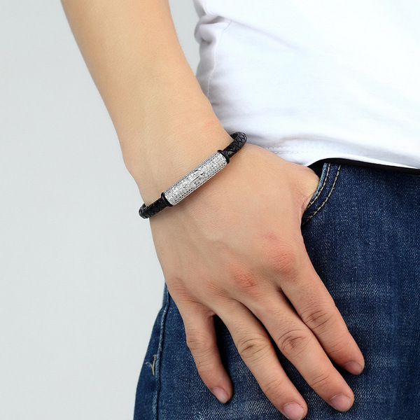 woven bracelet stainless steel