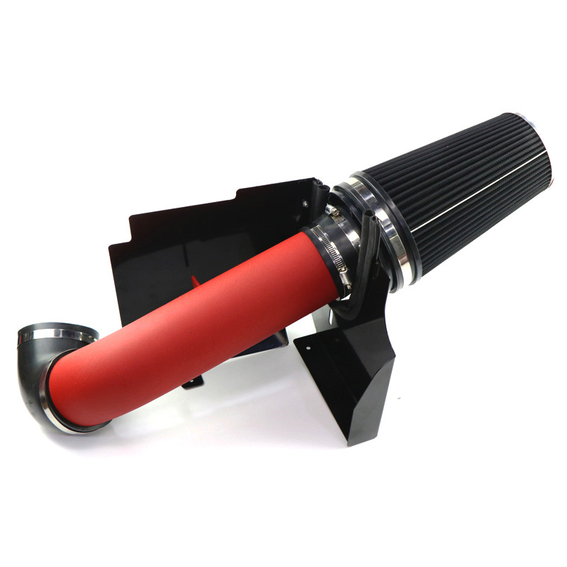 跨境热销汽车改装件大流量进气冬菇头套装铝合金进气管空滤套装