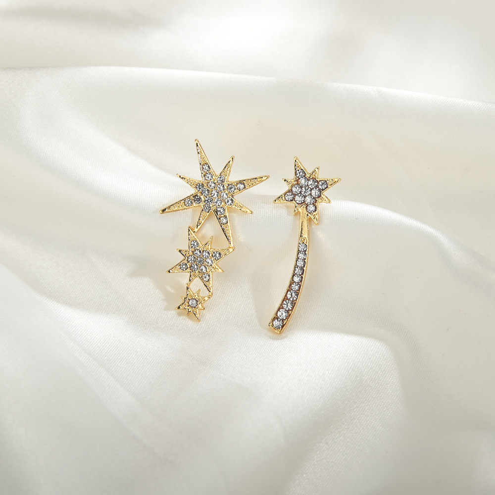 Earrings, Ear Studs Classification Wedding, Travel Occasion Alloy Material Simple Style Geometric Plating Alloy Artificial Gemstones Stud Earrings