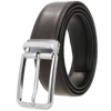 Chromium buckle+brown belt