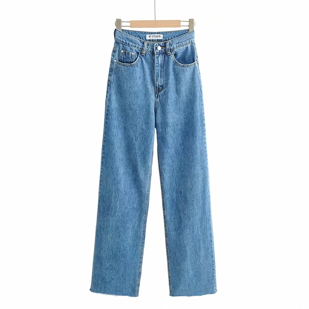 high-waisted denim pants NSHS46785