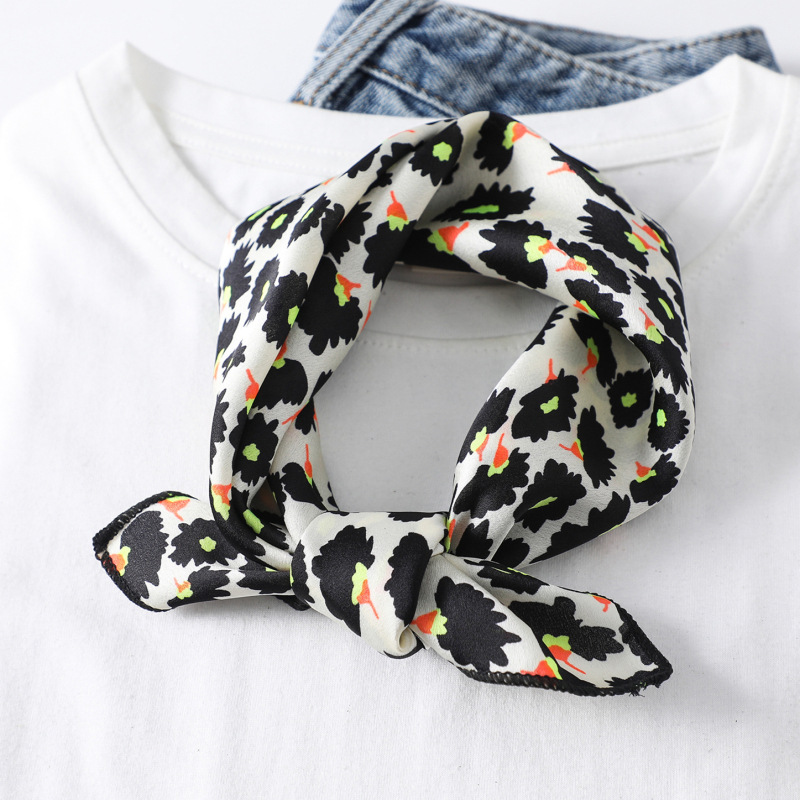 Spring, Spring&Summer, Autumn Season Women's Gender Women's Casual Korean Style Printing Polyester Silk Scarf