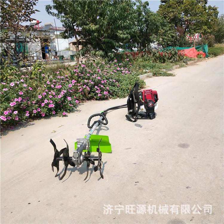四冲程省油割草机 背负式果园锄草机 大棚松土开沟除草机