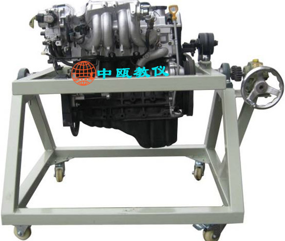 汽车发动机实训台|SZJ-F43、台架式-实物发动机拆装翻转架