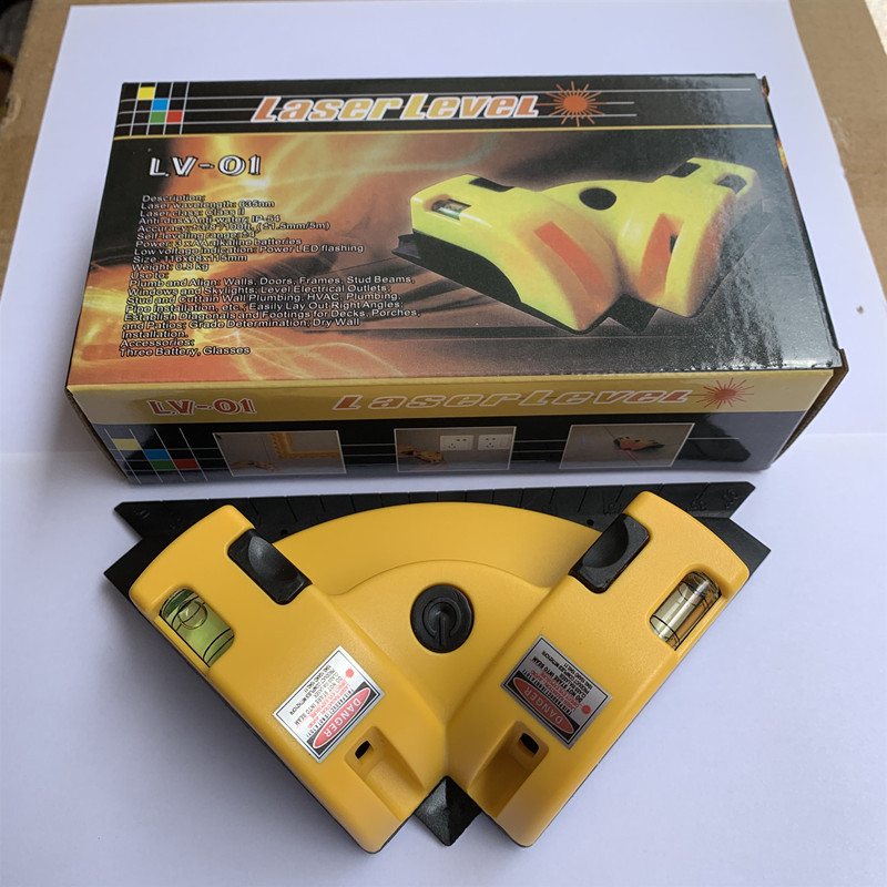 激光水平仪 红外线水平仪90度激光直角仪瓷砖贴墙仪标线仪可微调