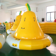 福莱气模厂家水上陀螺充气香蕉船游艇飞鱼摩托艇玩具水上乐园制作