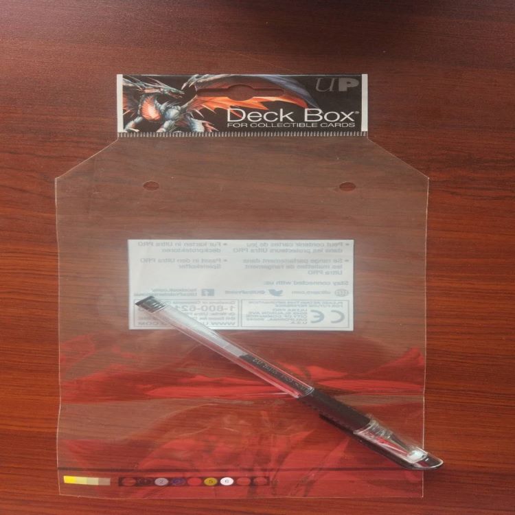 opp 挂孔自粘袋 带挂孔透明卡头塑料袋 饰品包装袋 首饰包装袋 新