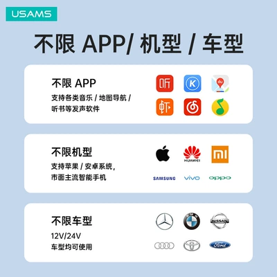C21 car Digital Display Bluetooth: FM Modulyator