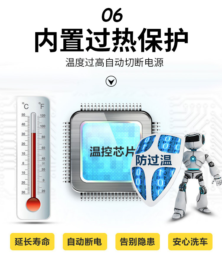 Newly Upgraded 2000W High-Power Car Washing Machine Household 220V High-Pressure Car Washing Machine Self-Priming Dual-Use Cleaning Machine in Stock