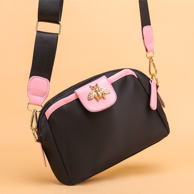 2020 new pattern Inclined shoulder bag Small bag leisure time Japan and South Korea Female bag Hand Mobile phone bag waterproof oxford The single shoulder bag