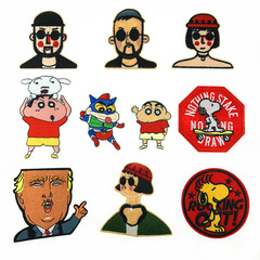 亞馬遜速賣通跨境熱銷新款兒童可愛卡通布貼刺繡補丁貼DIY布貼