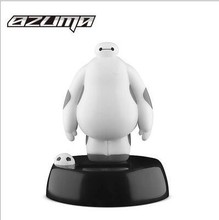 汽车内饰摆件太阳能摇头公仔大白卡通超能陆战队大白摇头车载摆饰