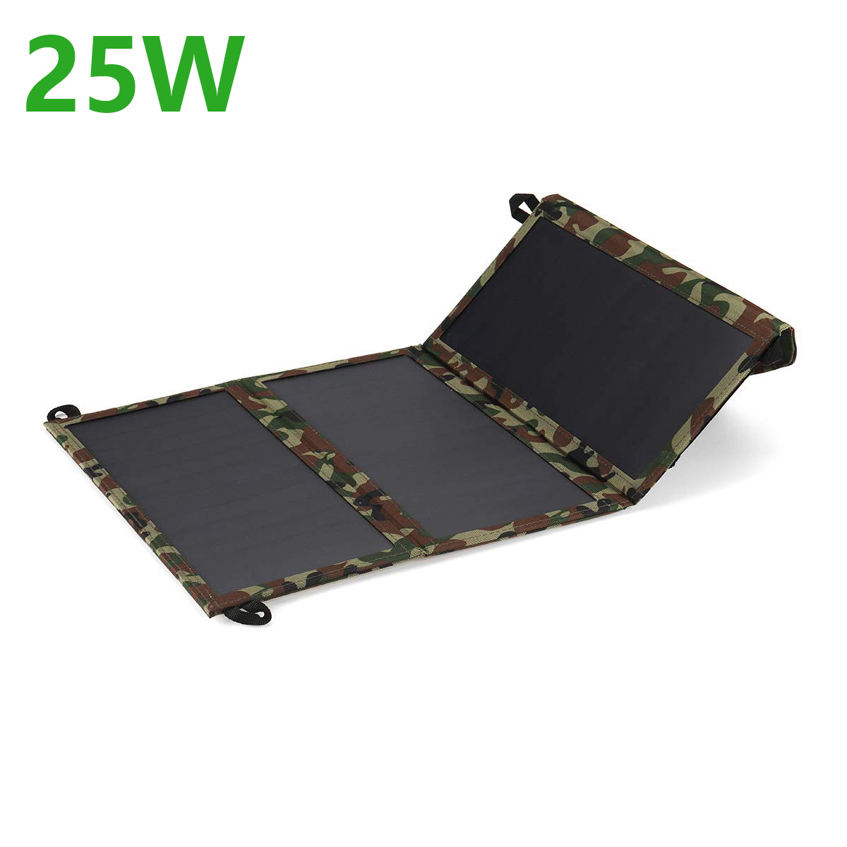 Handheld folding bag solar-powered