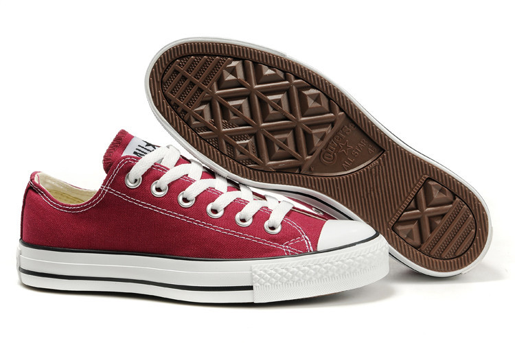 Wine Red low top