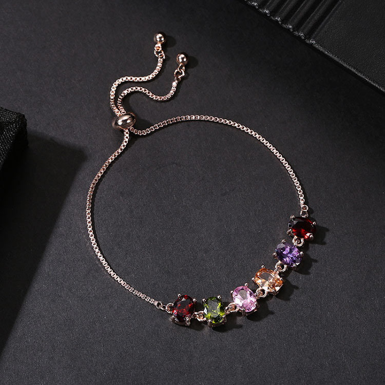 Fashion Geometric Copper Rhinestones Bracelets