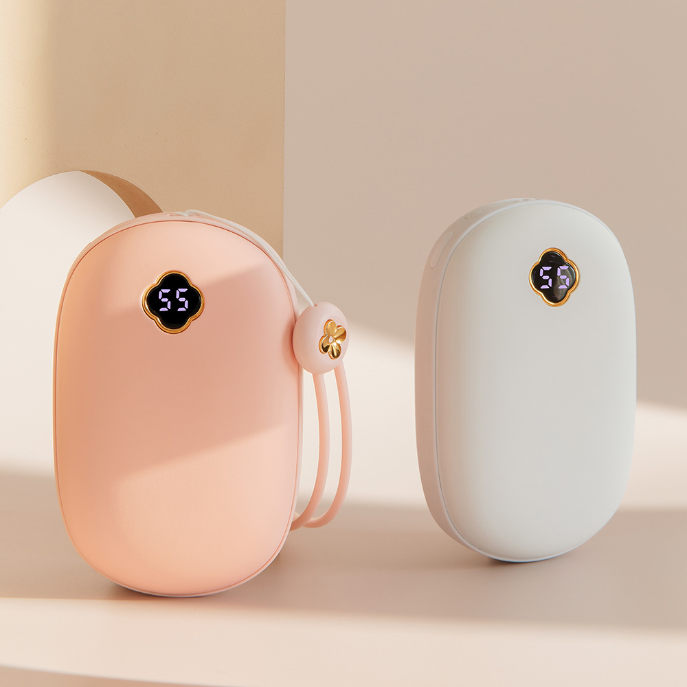 樂(lè)樂(lè)多四葉草暖手寶 充電寶usb二合一暖手寶發(fā)熱暖寶寶禮品logo