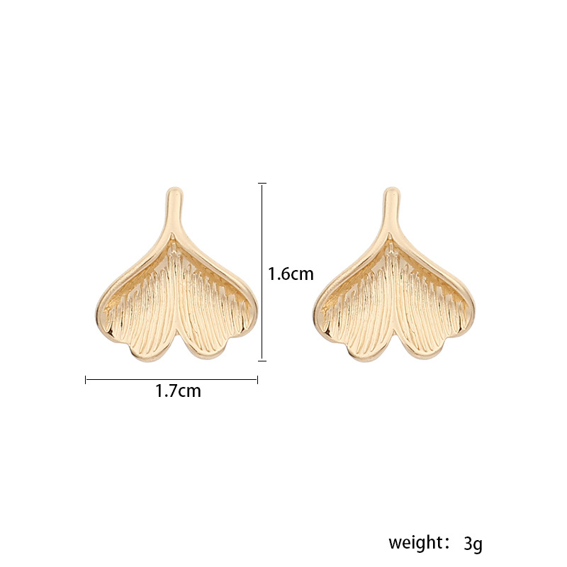 3g Weight Earrings, Ear Studs Classification Wedding, Travel Occasion Women'S Gender INS Style, Vintage Style Style Gold, Silver Color Fashion Irregular Fishtail Earrings 无