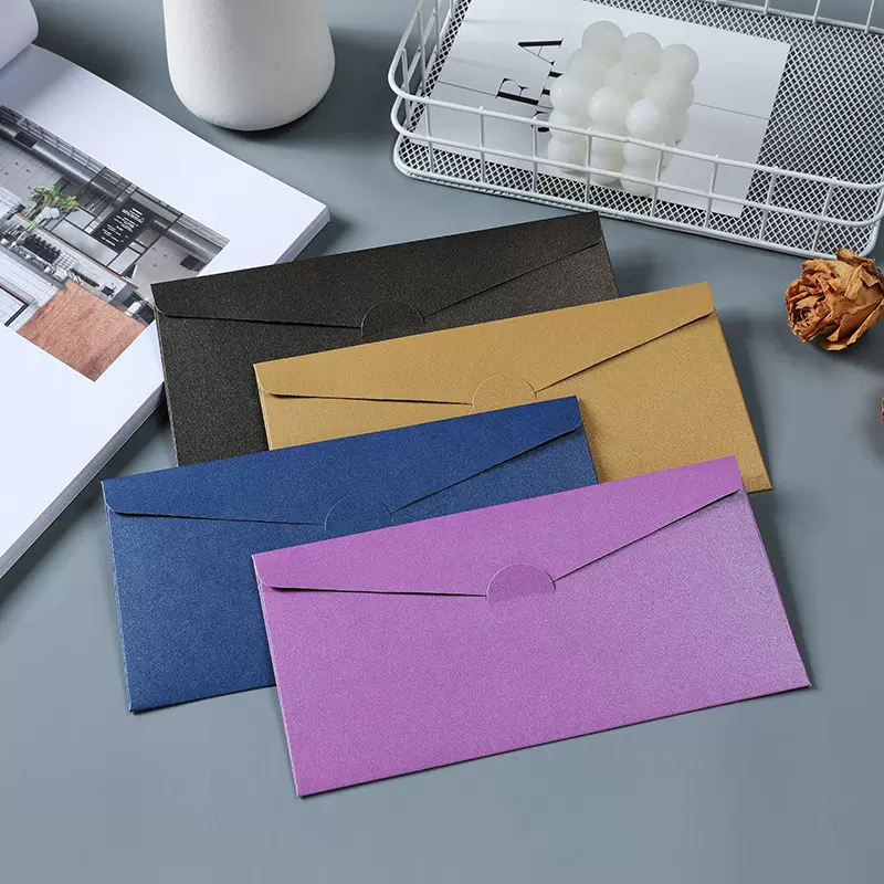 厂家定制彩色信封 免费设计个性信封 商务邀请函定制可印刷logo