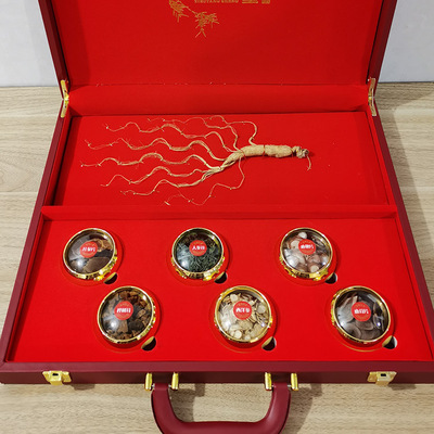 人參鹿茸禮盒裝送禮七寶禮盒泡酒煲湯東北特産廠家銷售年貨禮品