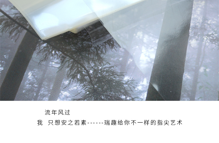 Ruiqu 50 pieces of flower gift, floral art wrapping paper, DIY bouquet supplies, thickened and enlarged transparent cellophane wholesale detail image 9