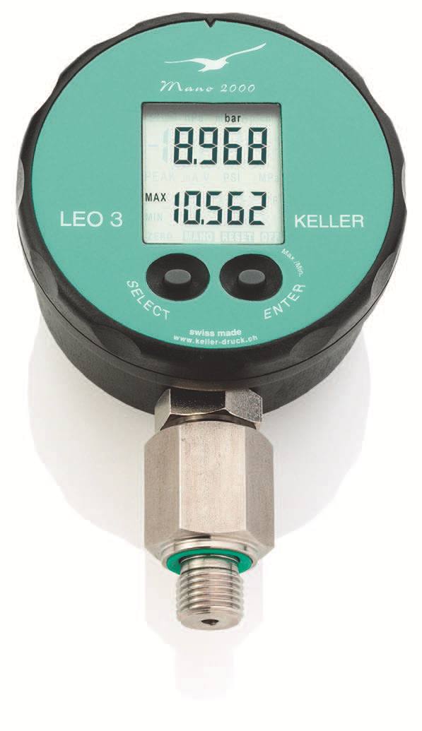 供应瑞士KELLER LEO3信号输出数字压力表|ru