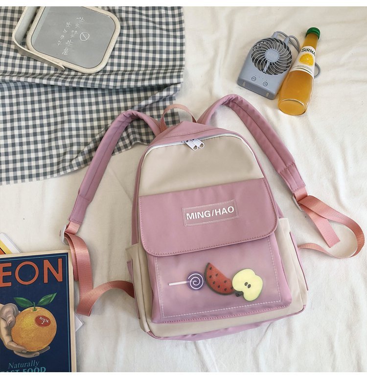 Korean College Style Creative Funny Transparent Fruit Backpack Casual Schoolbag Wholesale Nihaojewelry display picture 9