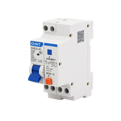 Chint leakage protector switch household air switch dual-line dual-in dual-out circuit breaker 1P+N 32A