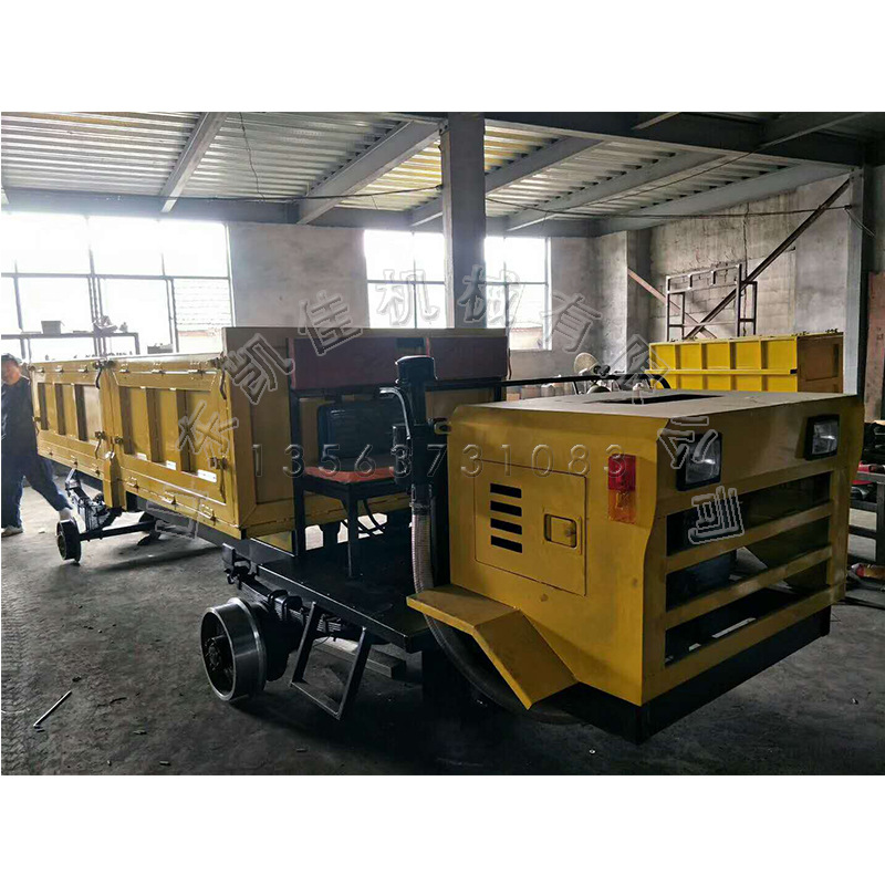 四轮轨道运输车 载重3-4吨轨道车轻轨工程施工运输车钢筋枕木运输