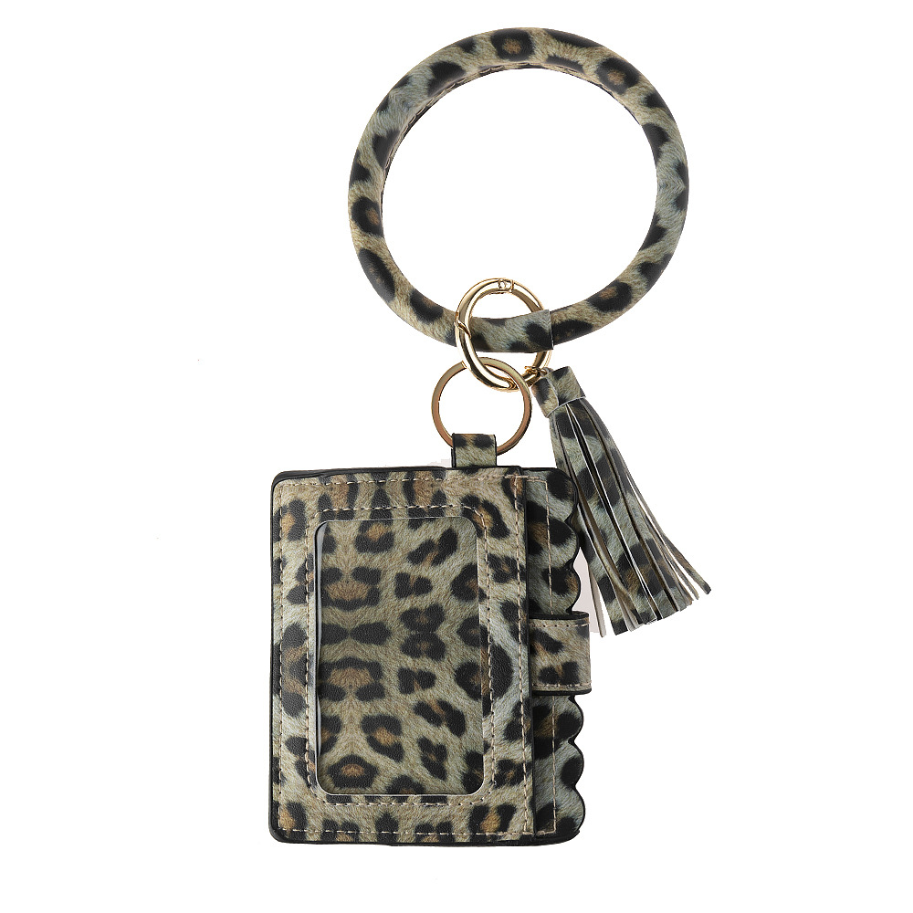70g Weight Bag Pendant, Keychain Classification 1 Piece Quantity Holiday Occasion Pu Leather Material Plaid, Solid Color, Leopard Pattern Women'S Gender Fashion Style Fashion Plaid Solid Color Leopard Pu Leather Women's Bag Pendant Keychain 1 Piece 5