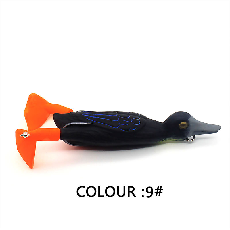 Soft Duck Fishing Lures 60mm 15g Soft Baits Bass Trout Fresh Water Fishing Lure