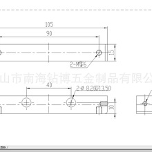 盒子外壳铝件3      挤压铝合金    led太阳花散热器