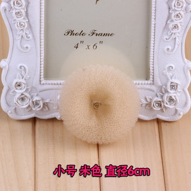 Molde para Moños de Pelo Tipo Donut para Mujeres, Molde para Moños Esponjosos para Niñas, Coletero para Moños, Accesorio para el Cabello Estilo Coreano.