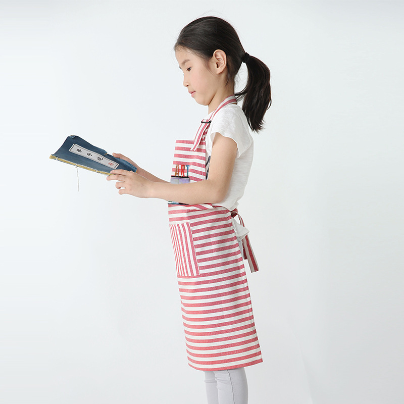 Pintura DE ARTE delantal para niños ropa de pintura Cocina Para el hogar pintura de jardín de infantes para niñas antiincrustante manga para niños