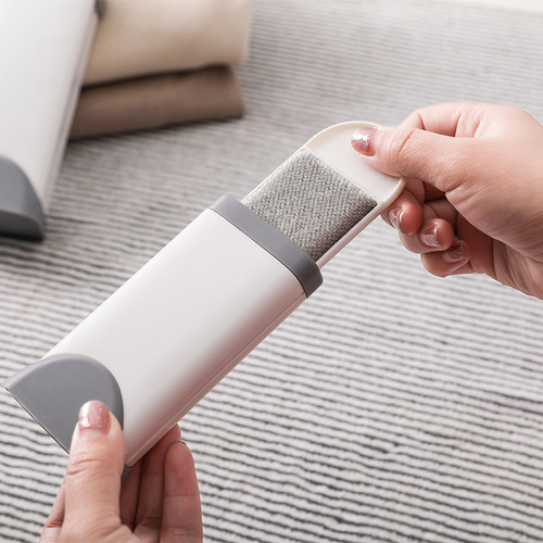 Lint sticking device, electrostatic hair removal brush, artifact clothing wool coat de-brushing device, woolen care clothing cashmere vertical brush