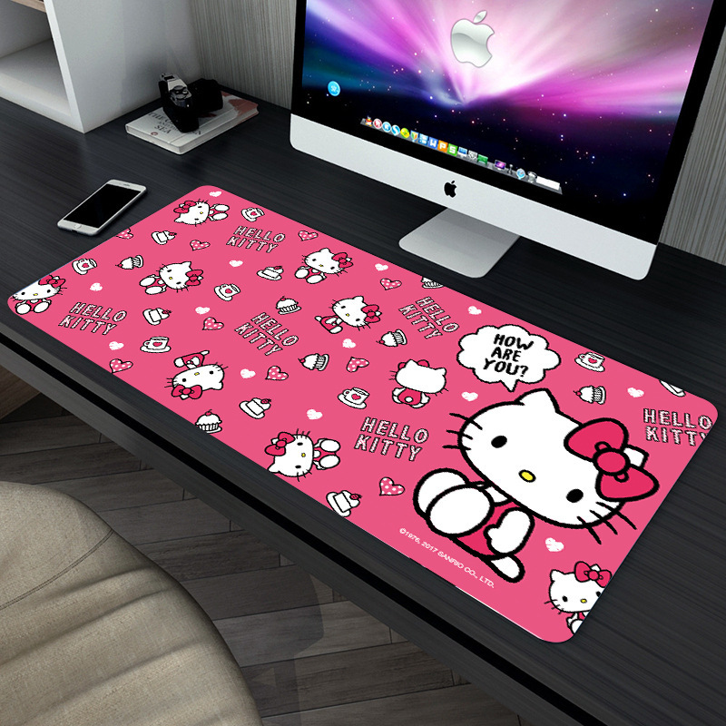 Pink Cute Mouse Pad Desk Pad for Girls Keyboard with Thickeneded Mouse Locking Large Quantity and Excellent Price Game