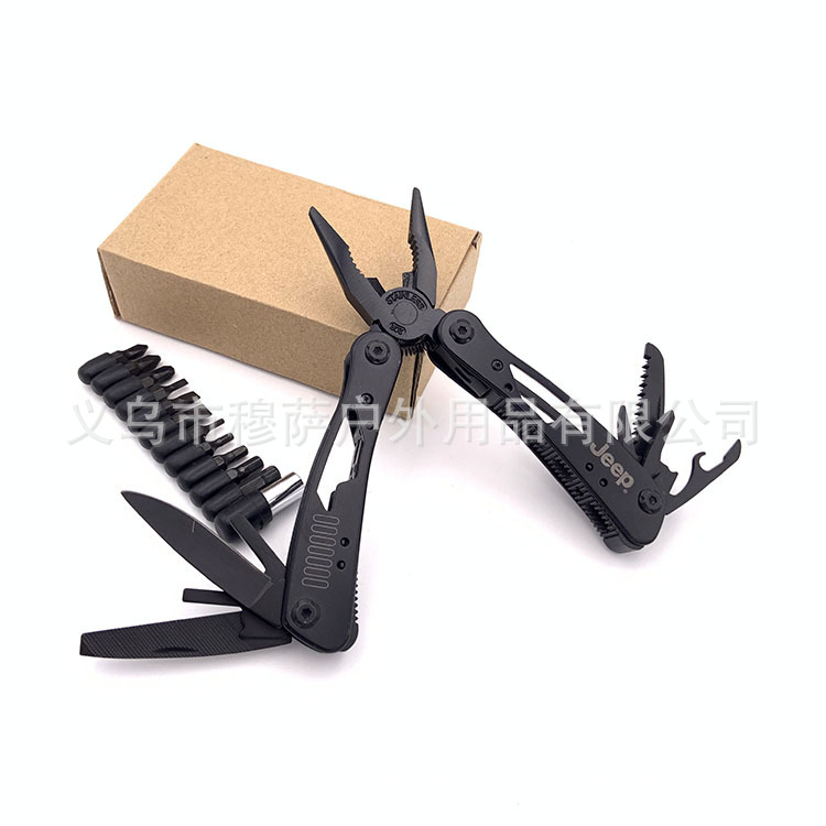 现货JEEP多功能钳瑞士军刀多用钳折叠钓鱼钳礼品钳